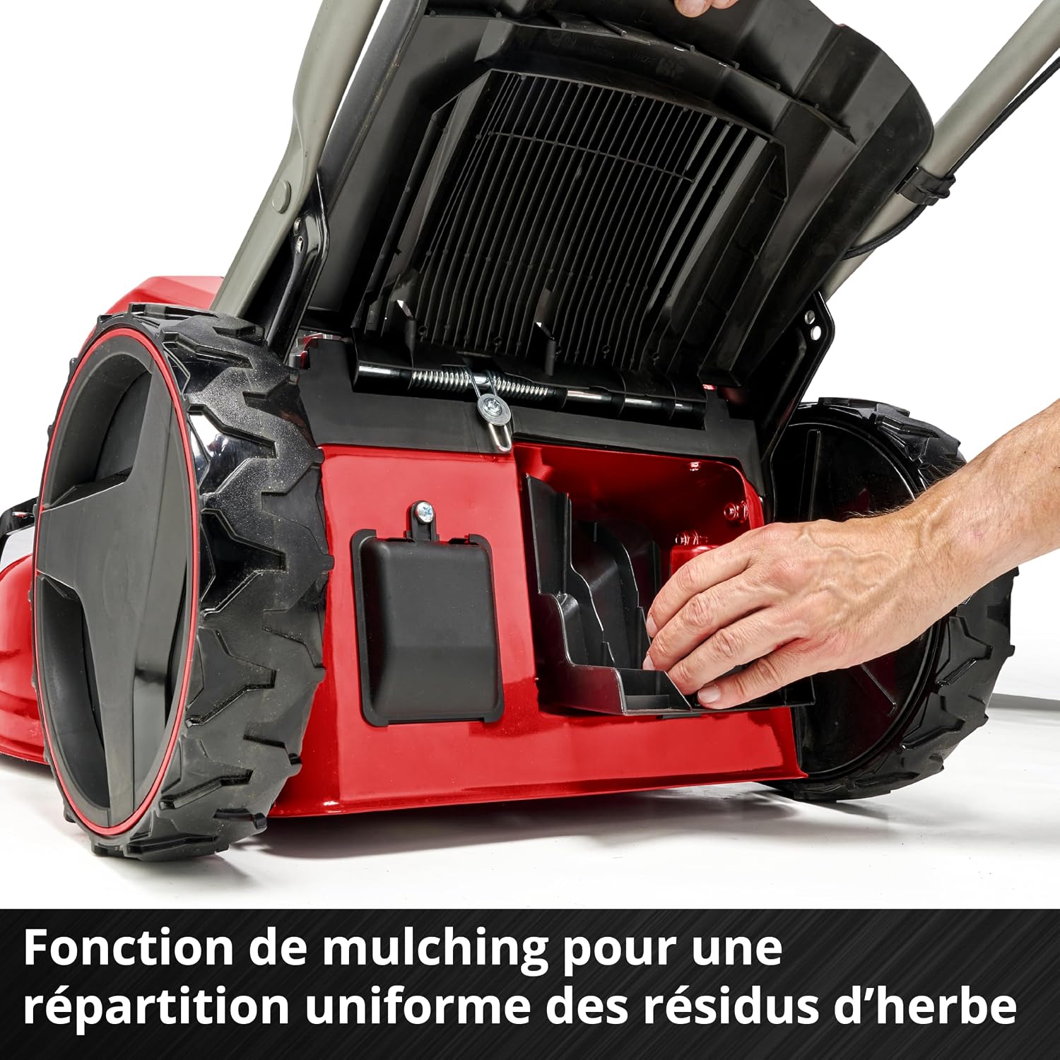 Einhell Professional Cordless Lawnmower GP-CM 36/52 S Li BL (4x5.2Ah) Power X-Change (36V, Brushless Motor, Cut to 52cm) Comes with 4 Batteries 5.2 Ah and 2 Dual Chargers